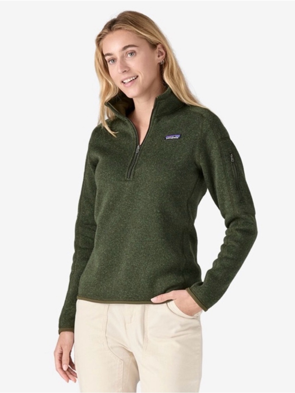 Patagonia Women’s Better Sweater 1/4 zip, size L
